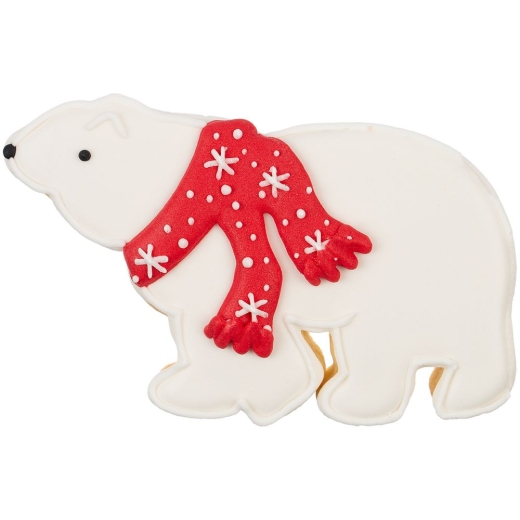 Изображение №1 | Печенье «Остаемся зимовать», белое с красным