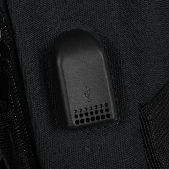 Изображение №11 | Рюкзак для ноутбука Conttori, черный меланж