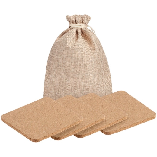 Изображение №1 | Набор из 4 костеров Suberic, квадрат