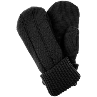 Изображение №2 | Варежки Knit Beat, черные, размер S/M