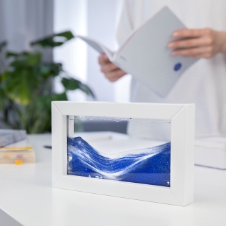 Изображение №7 | Песочная картина-антистресс Zenscape, белая с синим