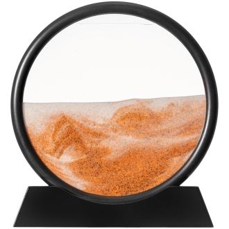 Изображение №1 | Песочная картина-антистресс Pleasantville, черная с оранжевым