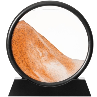 Изображение №2 | Песочная картина-антистресс Pleasantville, черная с оранжевым