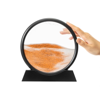 Изображение №7 | Песочная картина-антистресс Pleasantville, черная с оранжевым