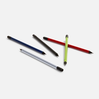 Изображение №2 | Карандаш простой Triangle Black с ластиком, черный