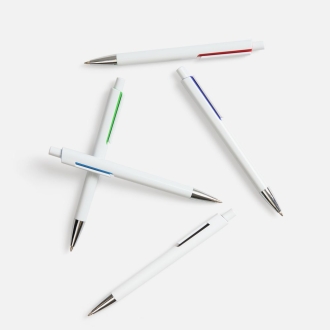 Изображение №5 | Ручка шариковая Dominanta, белая с черным