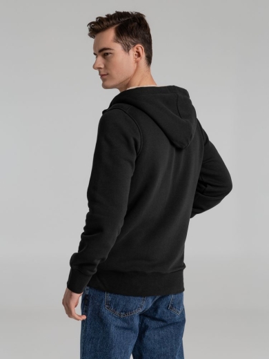 Изображение №11 | Толстовка унисекс на молнии Sherpa черная, размер XS