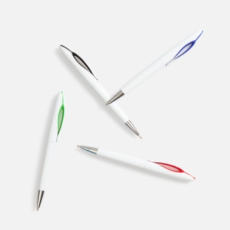 Изображение №4 | Ручка шариковая Nave, белая с черным