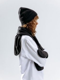 Изображение №7 | Шарф Fleecy, черный