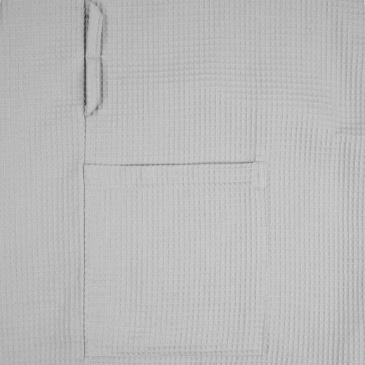 Изображение №5 | Халат вафельный Kimono, светло-серый, размер M/L