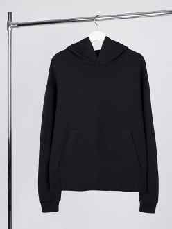 Изображение №2 | Худи оверсайз унисекс Kosmos, черное, размер XS/S