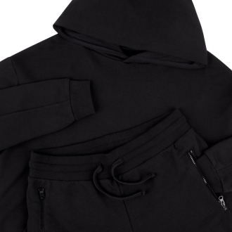 Изображение №7 | Худи оверсайз унисекс Kosmos, черное, размер XS/S