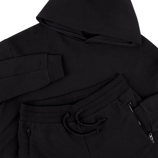 Изображение №7 | Худи оверсайз унисекс Kosmos, черное, размер XS/S