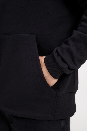 Изображение №10 | Худи оверсайз унисекс Kosmos, черное, размер XS/S