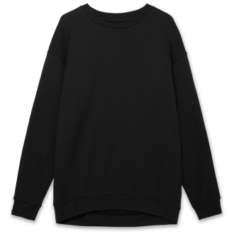 Изображение №2 | Свитшот оверсайз унисекс Omnifit, черный, размер XS/S