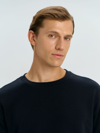 Изображение №9 | Свитшот оверсайз унисекс Omnifit, черный, размер XS/S