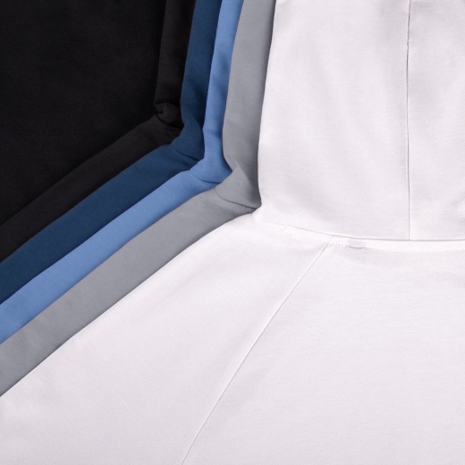 Изображение №6 | Футболка оверсайз унисекс с капюшоном Neofit, молочно-белая, размер XS/S