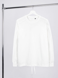 Изображение №1 | Свитшот унисекс Vozduh, молочно-белый, размер XS/S