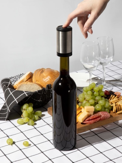 Изображение №2 | Электрическая пробка для вина Tuoretta, серебристая