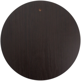 Изображение №3 | Плакетка Plaque, круглая, венге с золотистой пластиной