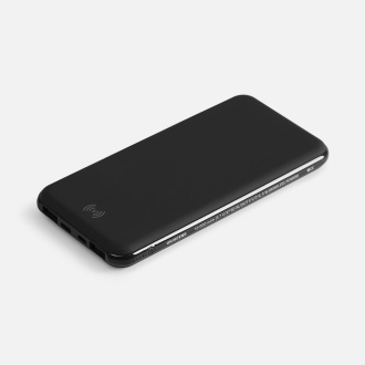 Изображение №1 | Аккумулятор с беспроводной зарядкой All Day Wireless, 10000 мАч, черный