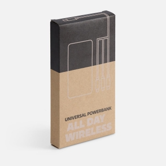 Изображение №7 | Аккумулятор с беспроводной зарядкой All Day Wireless, 10000 мАч, черный