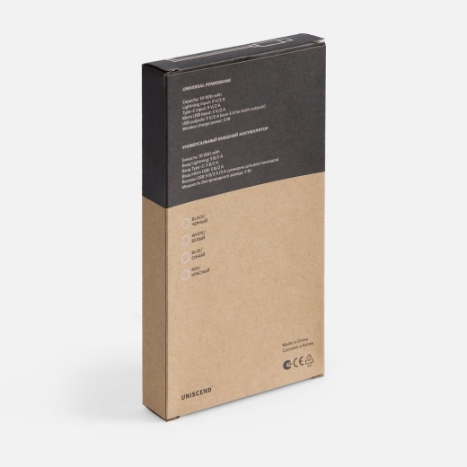 Изображение №8 | Аккумулятор с беспроводной зарядкой All Day Wireless, 10000 мАч, черный