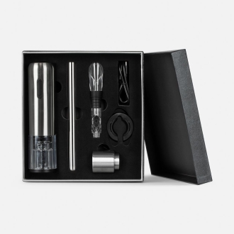 Изображение №2 | Винный набор Veritas, черный с серебристым