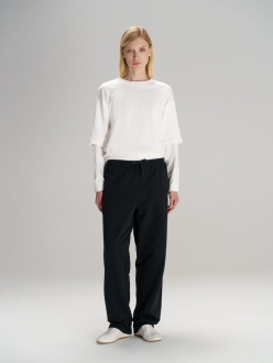 Изображение №8 | Джоггеры унисекс Kosmos, черные, размер XS/S