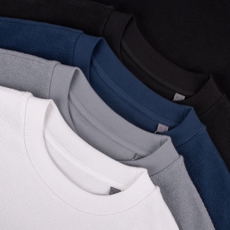 Изображение №5 | Свитшот оверсайз унисекс Vozduh, молочно-белый, размер XS/S