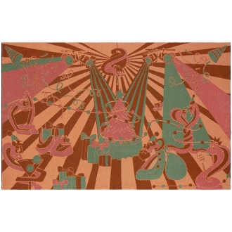 Изображение №2 | Плед Snake Your Body, красный