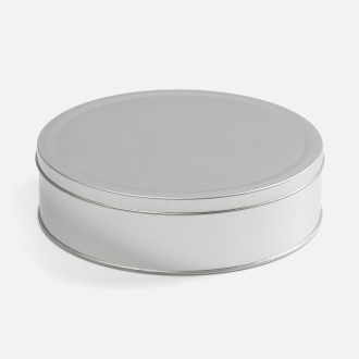 Изображение №1 | Коробка Pragmax L, круглая, серебристая