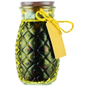 Изображение №1 | Чай «Сокочай» в желтой декоративной банке, черный с ананасом и брусникой