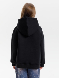 Изображение №8 | Худи детское оверсайз Junipero, черное, 6 лет