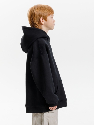 Изображение №11 | Худи детское оверсайз Junipero, черное, 6 лет