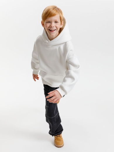 Изображение №9 | Худи детское оверсайз Junipero, молочное, 10 лет