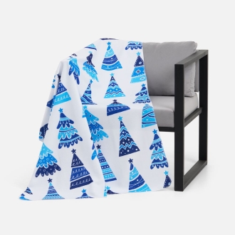 Изображение №4 | Флисовый плед Imaginario, синий