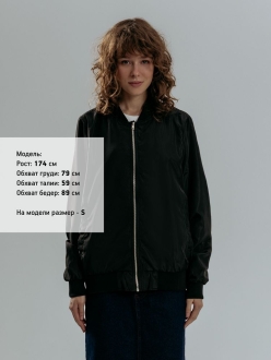 Изображение №8 | Бомбер Wigton, черный, размер XS