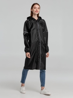 Изображение №5 | Дождевик со светоотражающими элементами Rainman Blink, черный, размер XS