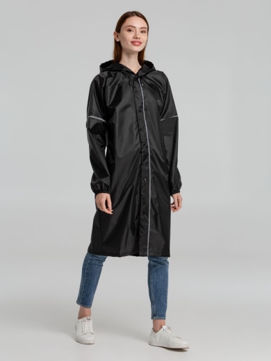 Изображение №5 | Дождевик со светоотражающими элементами Rainman Blink, черный, размер XS