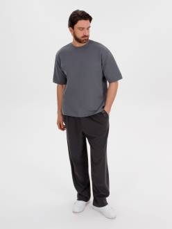 Изображение №10 | Джемпер с коротким рукавом Siluetti Volumica, серый, размер XS/S