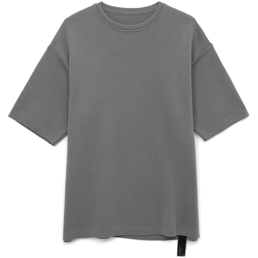 Изображение №1 | Джемпер с коротким рукавом Siluetti Volumica, серый, размер XS/S