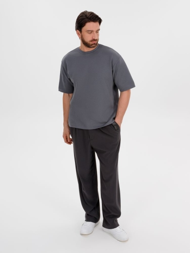 Изображение №10 | Джемпер с коротким рукавом Siluetti Volumica, серый, размер XS/S