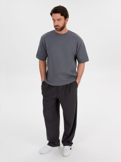 Изображение №11 | Джемпер с коротким рукавом Siluetti Volumica, серый, размер XS/S