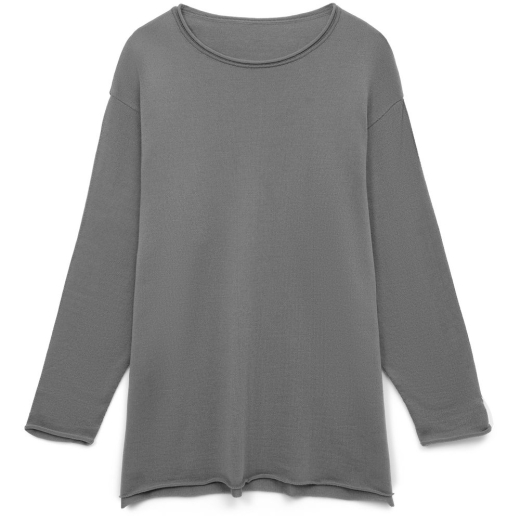 Изображение №1 | Лонгслив унисекс Siluetti Fuori, серый, размер S/M