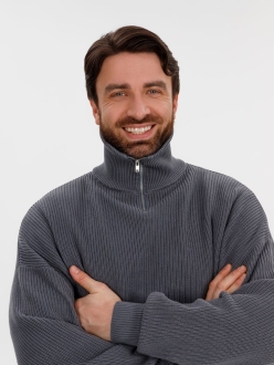 Изображение №9 | Джемпер Siluetti Birne, серый, размер S/M