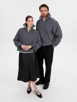 Изображение №14 | Джемпер Siluetti Birne, серый, размер S/M