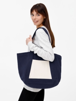 Изображение №6 | Шопер Shophop, синий с неокрашенным