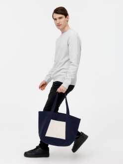 Изображение №11 | Шопер Shophop, синий с неокрашенным