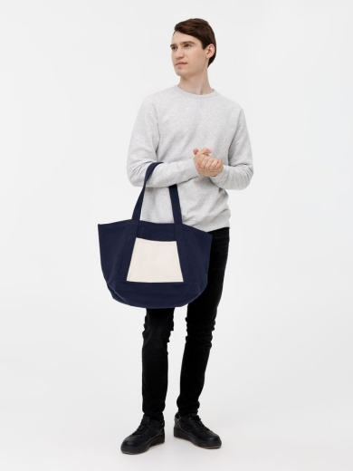 Изображение №9 | Шопер Shophop, синий с неокрашенным